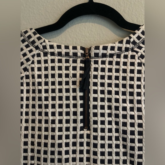 Lou & Grey Mini Windowpane Tee Dress - Picture 6 of 7